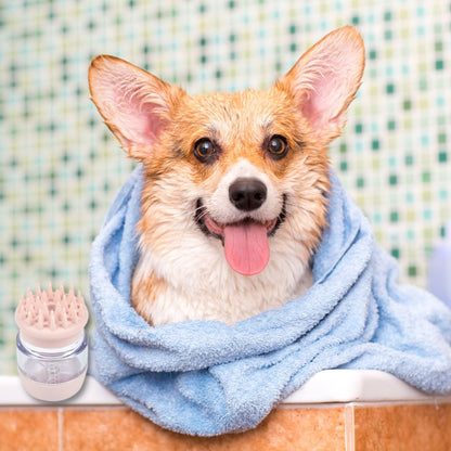 Escova de banho e massagem para Pet